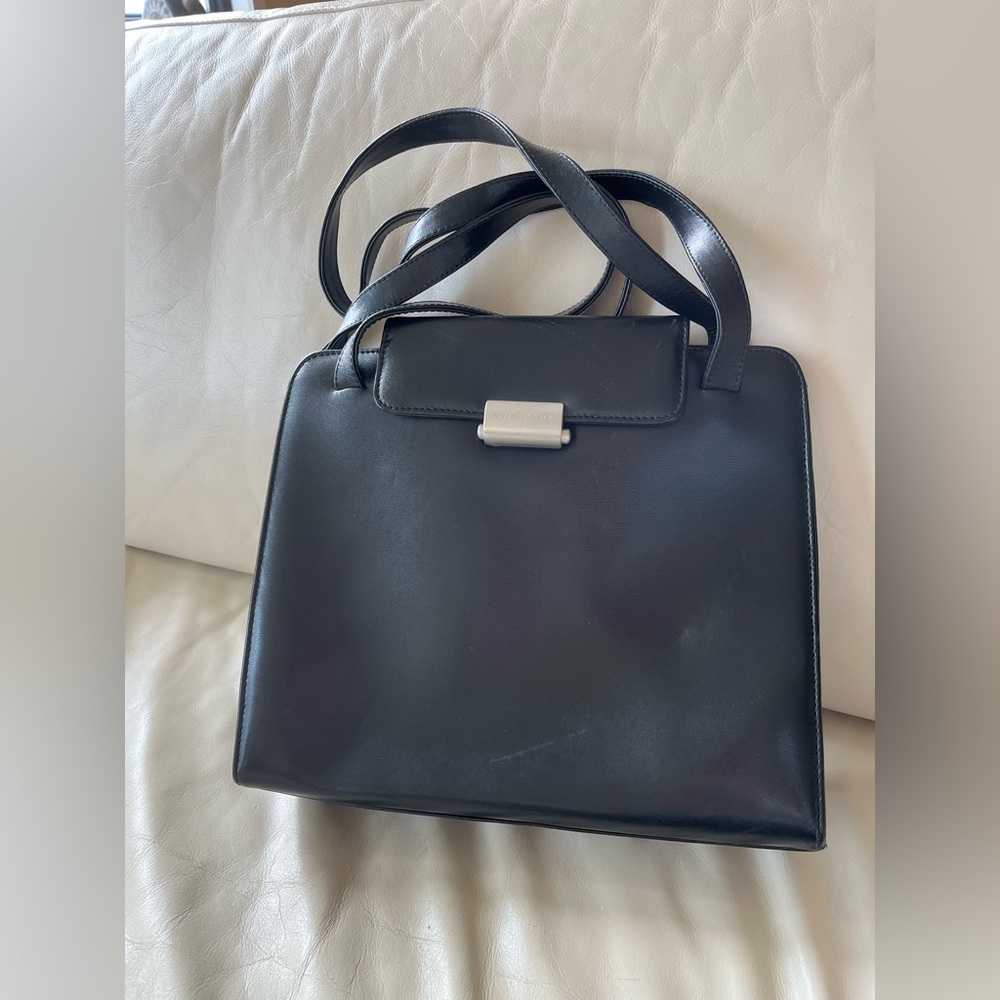 Italian brand leather shoulder bag